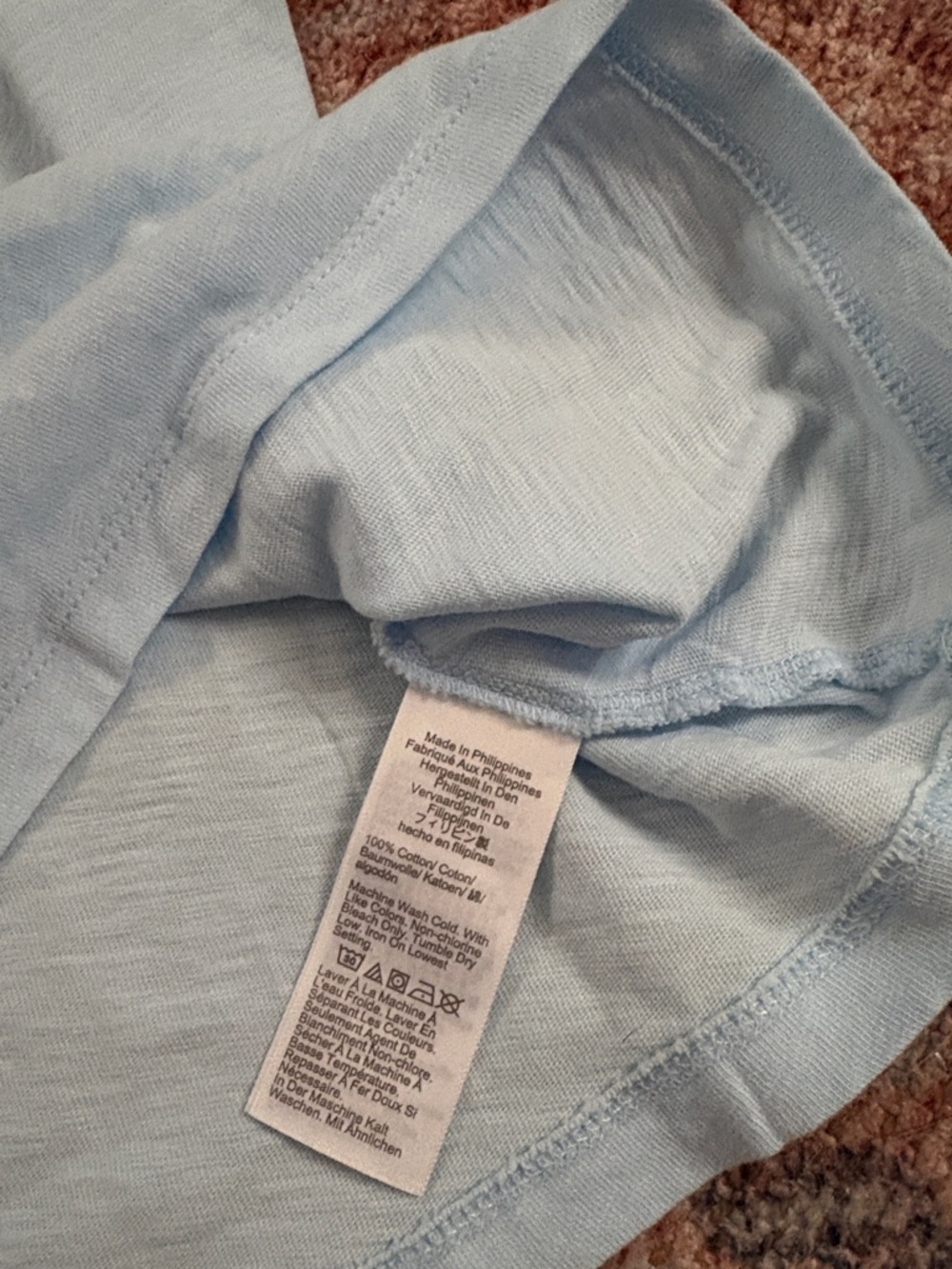 J. Crew Light Blue Girlfriend Tank size M - Picture 3 of 4